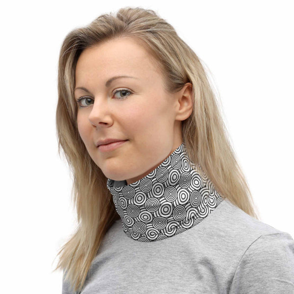 Black & White Circle | Gaiter Mask