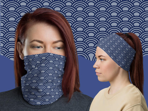 Japanese wave | Gaiter Mask