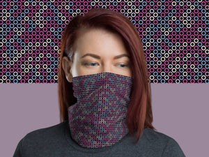 Purple polka dots | Gaiter Mask