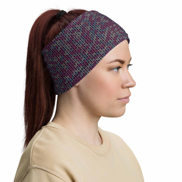 Purple polka dots | Gaiter Mask