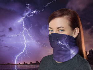 Lightning in the City | Neck Gaiter