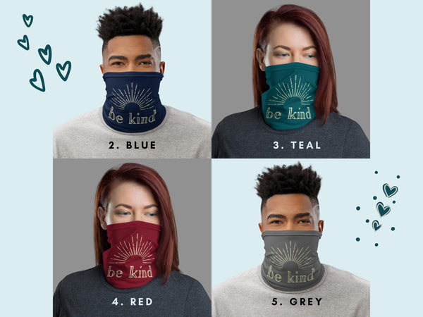 Be Kind Be Safe Bonnie Henry | Gaiter Mask