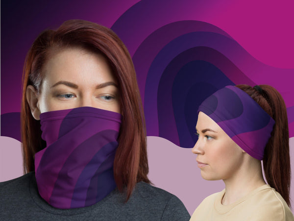 Purple gradient | Gaiter Mask