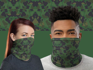 Green Camouflage | Gaiter Mask