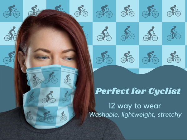 Cyclist on the road | Gaiter Mask