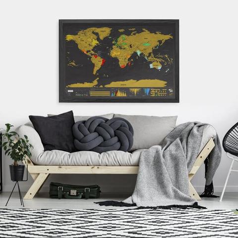 SCRATCH OFF WORLD TRAVEL MAP