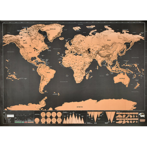 SCRATCH OFF WORLD TRAVEL MAP
